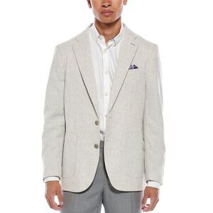 TailorByrd Men's Cream Blazer